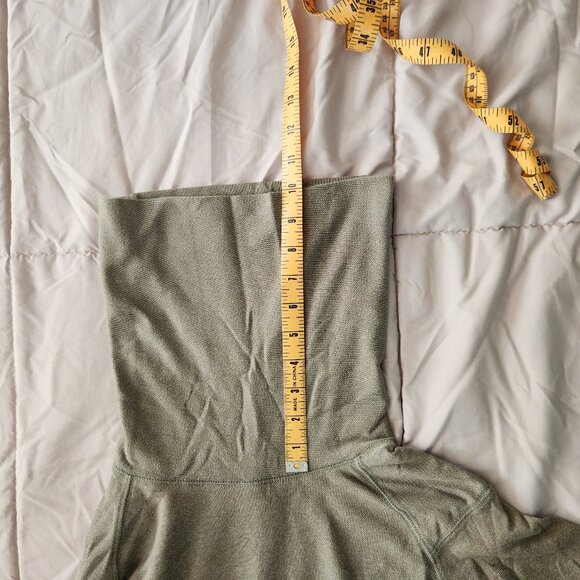 Mountain Hardwear Pandra Green Cowl Turtle Neck Athletic Dress Tunic Top - Picture 11 of 12